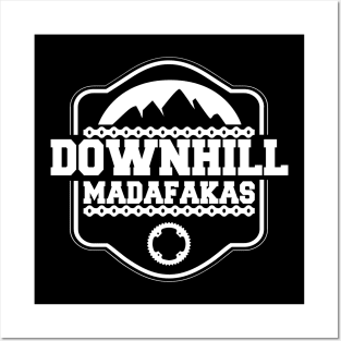 Downhill Biking Mountainbike MTB Biker Gift Bike Posters and Art